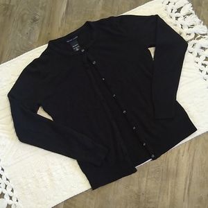 New York & Co black, soft, button up cardigan